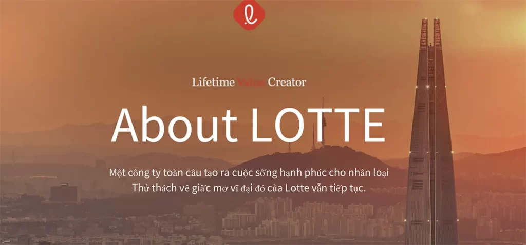 Nói về tập đoàn Lotte